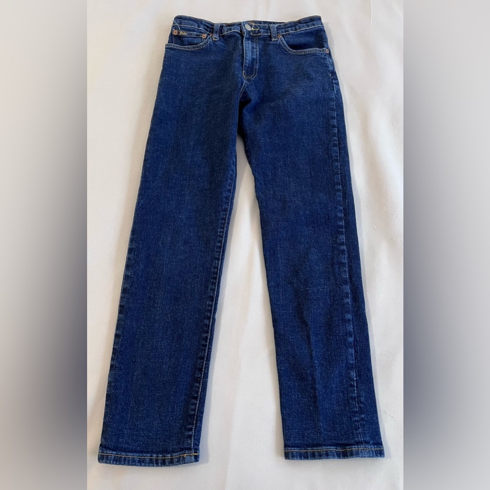 Polo‎ Ralph Lauren Jeans The Hampton Straight Youth Size XL 18-20 Dark Wash